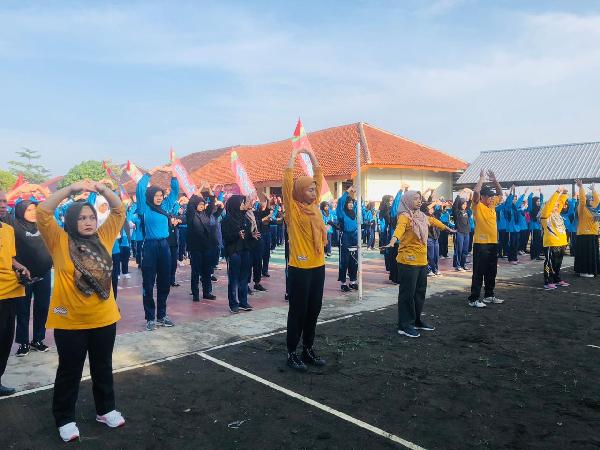 SMA Negeri 1 Bodeh Gelar Senam Sehat dan Sarapan Sehat Bersama Indomie