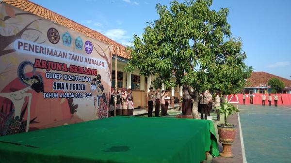 UPACARA HUT PRAMUKA KE-61 SMAN 1 BODEH